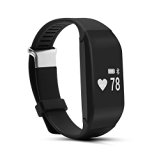 Jeemak Bluetooth 4.0 Smart band Heart Rate Monitor Smart Bracelet Wristband Fitness Tracker for iPhone Android Phone