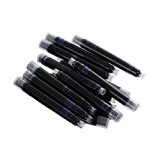 25 PCS Jinhao International Size Pen Ink Cartridge to Fit Fountain Pens, Black, 5 per Pack