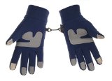 Metog® Winter Outdoor Sports Warm Fleece Gloves Touch Gloves Blue M