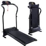 Gracelove [US STOCK] Black 800W Portable Folding Electric Motorized Treadmill Running Jogging Machine