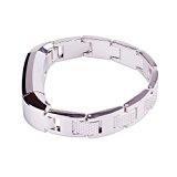 Fitbit Alta Band, Newest Premium Stainless Steel Replacement Accessory Metal Watch Bands Bracelet Strap for Fitbit Alta (No Tracker) (Style B: Silver)