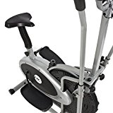 Gracelove Elliptical Bike 2 IN 1 Cross Trainer Exercise Fitness Machine Upgraded Model