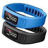 SKYLET Garmin Vivofit Replacement Bands with Metal Clasp (2 Secure Silicon Fastener Rings for Free, No Tracker)