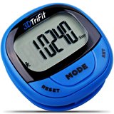 3DTriFit 3D Pedometer Activity Tracker | Best Pedometer for Walking with Pause Function & 7-Day Memory for Men & Women. Fitness Tracker Accurately Monitors Steps, Calories Burned, Distance & Speed.