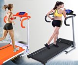 Gracelove@ 1000W Folding Electric Treadmill Motorized Power Treadmill Portable Running Gym Fitness Machine (Black (Folding))