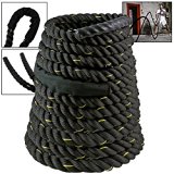 ALPINE© Poly Dacron Battle Rope 2″ Sports Training 50 ft Battling Battle