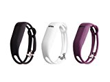 i-smile 3PCS Replacement Bands with Metal Clasps for Fitbit Flex, Set of 3 with 2 Piece Silicon Fastener Ring (New Style 5, Large)