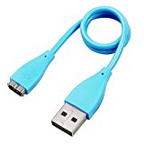 Fitbit Charge HR Cable,Eityilla(TM) Replacement USB Charging Cable Cord for Fitbit Charge HR Wireless Wristband Bracelet (18 Months Warranty) (1-Pack Blue)