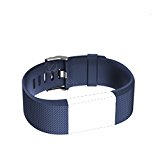 Mens and Womens Band for Fitbit Charge 2, Classic Netural Color Wrist Band, Blue, Large