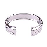 Fitbit Alta Band, Newest Premium Stainless Steel Replacement Accessory Metal Watch Bands Bracelet Strap for Fitbit Alta (No Tracker) (Bracelet: Silver)
