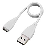 Fitbit Charge HR Cable,Eityilla(TM) Replacement USB Charging Cable Cord for Fitbit Charge HR Wireless Wristband Bracelet (18 Months Warranty) (White)