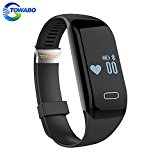 TOWABO Fitness Tracker with Heart Rate monitor E3S Activity Watch Step Walking Sleep Counter Wireless Wristband Pedometer Exercise Tracking Sweatproof Sports Bracelet for Android and iOS