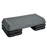 The Step Circuit Step with Platform and 4 Risers, Teal/Purple