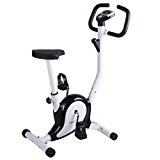 Ancheer Upright Exercise Bike 6 Level Magnetic Tension Adjustable Indoor Cycle Trainer with LCD Display