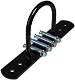 Namee Ground/Wall Anchor for Battle Rope, Suspension Training Straps, Crossfit Olympic Rings, Body Weight Strength Training Systems, Yoga Swings Hammocks, Boxing Equipment, (Black)