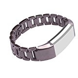 I-SMILE 3PCS Newest Replacement Wristband With Secure Clasps for Fitbit Alta Only(No tracker, Replacement Bands Only) (Style 1: Black)