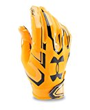 Under Armour Boys F5 Football Gloves, Steel Town Gold/Black, Youth Medium