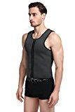 NonEcho Men’s Slimming Body Waist Suit Vest Hot Neoprene Sauna Body Shapers