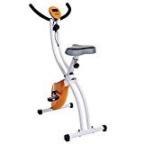Ancheer Indoor Magnetic Folding Exercise Bike Orange