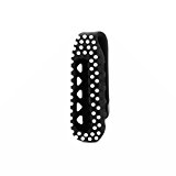 Colorful Replacement Clip Holder for Fitbit One Wireless Activity Plus Sleep Tracker (1PC – black with white dots)
