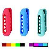 Colorful Replacement Clip Holder for Fitbit One Wireless Activity Plus Sleep Tracker (3PCS – ROYAL PINK&BLUE&TEAL)