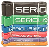 Serious Steel Assisted Pull-Up Band, Resistance & Stretch Band (#0 – #5 Complete Set)