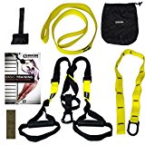 Iron Core Athletics Heavy Duty Suspension Training Home Gym – Pro Fitness Trainer Kit for Crossfit, Functional Fitness and body weight exercises