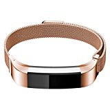 Metal Bracelet Band for Fitbit Alta Rose Gold