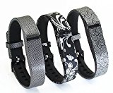 Wristbands Replacement Flex Bands With Clasps for Fitbit FLEX ONLY for Fitbit Band /Fitbit Flex Band /Fitbit Wristband /Fitbit Flex Wristband (3PCS Flowers-09)