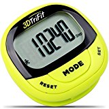 3DTriFit 3D Pedometer Activity Tracker | Best Pedometer for Walking with Pause Function & 7-Day Memory for Men & Women. Fitness Tracker Accurately Monitors Steps, Calories Burned, Distance & Speed.