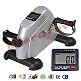 NEW MINI PEDAL EXERCISER BIKE FITNESS EXERCISE CYCLE FOR LEGS / ARMS w/ COUNTER