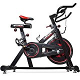 Titan Pro Indoor Exercise Bike w/ 40 lb Flywheel LCD Cycle Cardio Fitness
