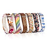 RedTaro 7PCS Replacement Bands with Metal Clasps for Fitbit Flex / Wireless Activity Bracelet Sport Wristband / Fitbit Flex Bracelet Sport Arm Band (No tracker, 7PCS Replacement Bands Only)