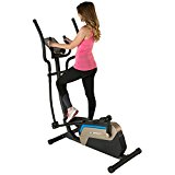 Exerpeutic 4000 Double Transmission Drive 18″ Stride Elliptical with Magnetic Resistance and Heart Rate Control