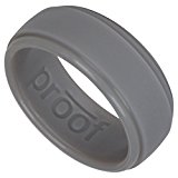 Men’s Silicone Wedding Ring by Proof | Protects Your Hands & Proves Your Commitment with Unique, Sleek Design for Your Active Lifestyle
