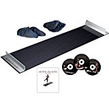 Obsidian Slide Board – 6′ Foot Slide Board with Reinforced End Stops for High Intensity and low Impact Exercise