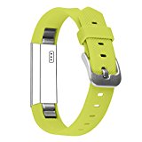 Fitbit alta Band,Watch Buckle Design,Perfect Replacement Of Original Band.Fix the Alta Fall Off Problem (lemon)