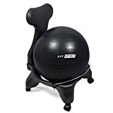 Fit Spirit Exercise Balance Ball Chair Black