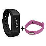 Smart Bracelet,ELEGIANT I5 Plus Waterproof Bluetooth 4.0 Sports Bracelet Pedometer Tracking Calorie Health Wristband Sleep Monitor For Samsung Andriod Smart Phones + Sports Bracelet Band