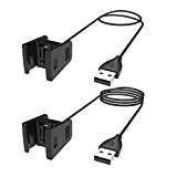 Fitbit Charge 2 Replacement Charging Cable, BeneStellar 2-Pack 55cm+1m Charger Cord for Fitbit Charge 2 (Black)