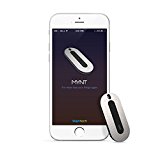 MYNT Smart Tracker & Remote – Thinnest (2 Coin Thin)l: Key, Wallet, Pet Separation Alarm, Key & Phone Finder, Mac Presenter Clicker, Selfie Remote (Silver)