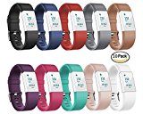 For Fitbit Charge 2 Bands, TreasureMax Replacement Band with Metal Clasp for Fitbit charge 2 band / Charge 2 Fitbit / Fitbit 2 / Charge 2 Bands / Fitbit Charge 2, No Tracker