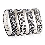 RedTaro 4PCS Replacement Bands for Fitbit FLEX Only / Fitbit Band / Fitbit Flex Band / Fitbit Wristband / Fitbit Flex Wristband / Fitbit Bracelet