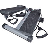 Titan Fitness Compact Step Machine With Resistance Bands Twister Stepper