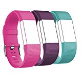 Replacement Bands for Charge 2, 2016 New Bands for Fitbit Charge 2 HR, Pack of 3, Small