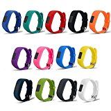 ECSEM Replacement Bands and Straps for Garmin vivofit JR, [fits 6~8.5 inch wrists], 13pcs
