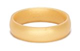 SafeRingz Metallic Silicone Wedding Ring Made in the USA, Gold, 10