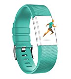 Fitbit Charge 2 Bands,CreateGreat Soft Silicone Replacement Band for Charge 2 Bands/Charge 2 Fitbit/Fitbit Charge 2