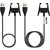 Zacro Fitbit Charge 2 Charger 2Pcs Replacement USB Charger Charging Cable for Fitbit Charge 2 with Cable Cradle Dock Adapter for Fitbit Charge 2 Smart Watch(3.3 feet +1.6 feet)