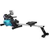 Stamina Wave Water Rower 1450 with Wireless Heart Rate Monitor Strap